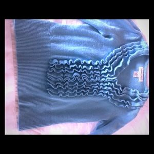 Sweater 100% cashmeres ruffles